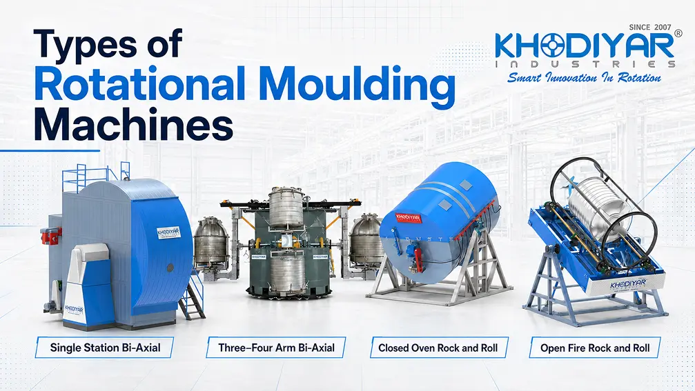Types of Roto Moulding Machine