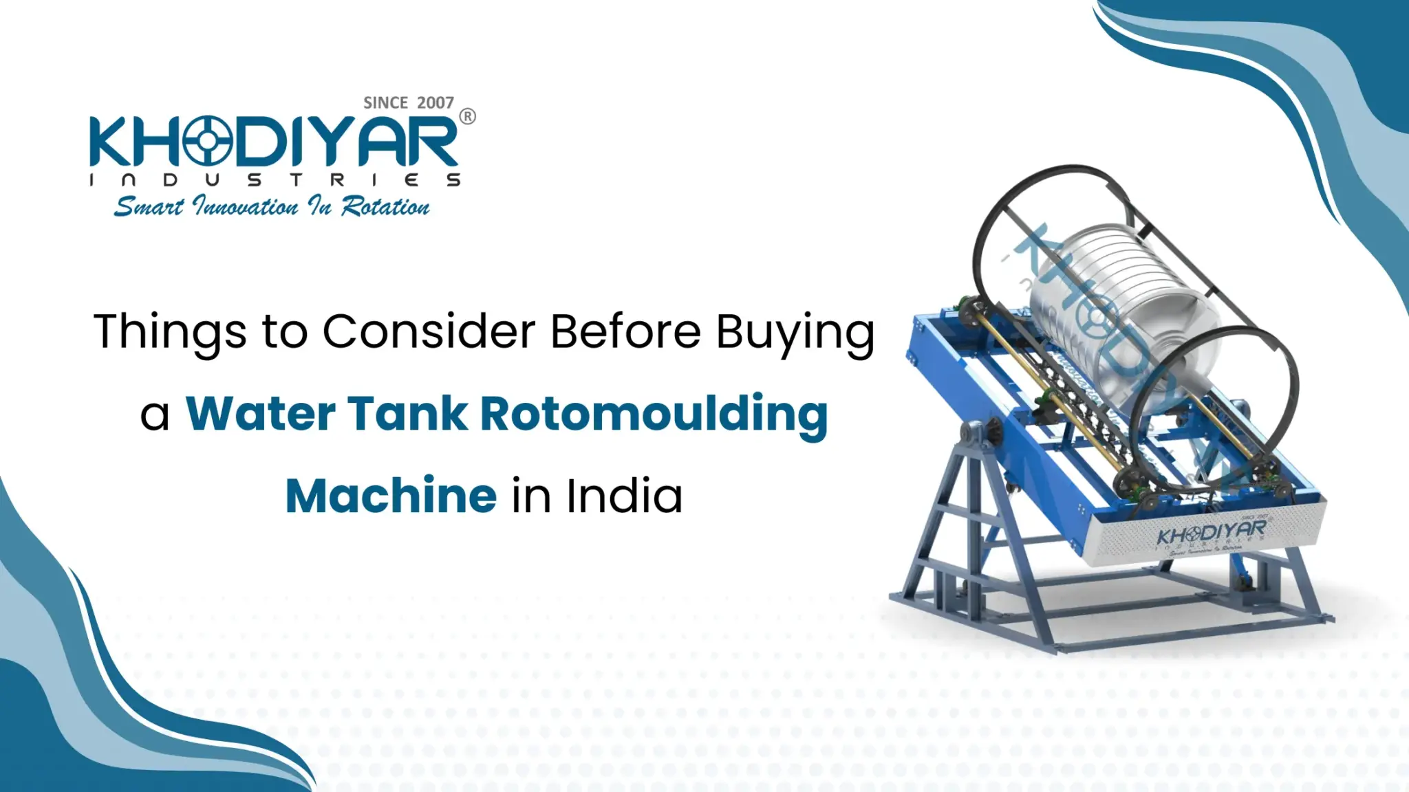 Water Tank Rotomoulding Machine in India